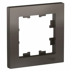 Рамка 1 пост Atlasdesign горизонтальная мокко ATN000601 Schneider Electric