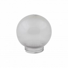 Рассеиватель UFP-Р150A CLEAR призматический (с насечками) шар, 150мм. Тип соединения резьбовой, прозрачный 08085 Uniel