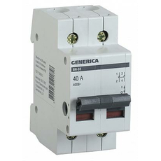 Выключатель нагрузки ВН-32 2п 40А на DIN-рейку IEK (MNV15-2-040)