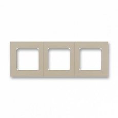 Рамка 3 поста Levit кофе макиато / белый 2CHH015030A6018 ABB