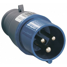 Вилка кабельная силовая 013 2Р+РЕ 16 А 220В переносная IP44 (PSR01-016-3) IEK