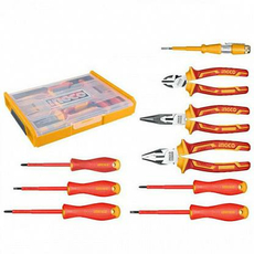 Набор диэлектрических инструментов 9шт (VDE; до 1000В) INGCO INDUSTRIAL HKTV01H091