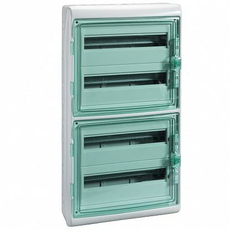 Бокс KAEDRA IP65 4ряд 72 модулей навесной 2 двери 842х448х160 13987 SE