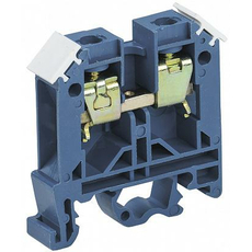 Клемма зажимная 10 мм.кв (JXB-70-Ноль) (ЗНИ-10 мм2) СИНИЙ IEK