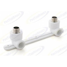 Планка под смеситель полипропиленовая (водорозетка) 25х1/2" НР РосТурПласт 10704