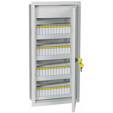 щит ЩРв-48 з 3 36 УХЛ3 IP31 с замком ниша 585х275х125 (ВхШхГ) RAL7035 MKM14-V-48-30-T TREND IEK