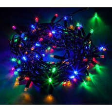 Гирлянда светодиодная Нить (электрогирлянда ) 12 м 120 Led Разноцветная 8 режимов свечения IP20 ILD120C-GM 469060104111 SHLIGHTS