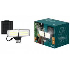 Прожектор светодиодный аккумуляторный 10 Вт 2xCOB 700Лм 3000мАч IP65 на выносной солнечной батарее с датчиком света и движения 29143 5 Duwi