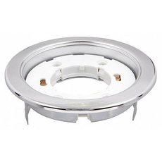 Светильник встраиваемый PGX53 никель глянцевый 10639.7 106x39 под лампу PLED GX53 Jazzway