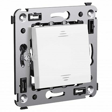 Выключатель одноклавишный в стену Avanti скрытой установки Белое облако 4400103 DKC