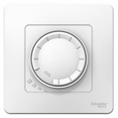 Светорегулятор (диммер) BLANCA скрытой установки поворотно-нажимной универсальный 400Вт в сборе белый BLNSS040011 Schneider Electric