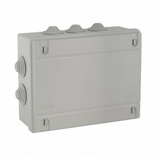 Коробка распределительная открытой установки 240х190х90мм с кабельными вводами, IP55, 10 вводов код 54200 DKC
