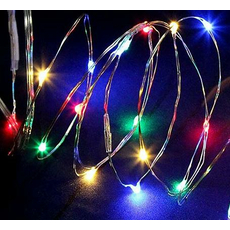 Гирлянда светодиодная Нить 1,9 м 20 Led Разноцветн IP20 LDM020M-BO на батарейках 2xCR2032 4690601042125 SHLIGHTS