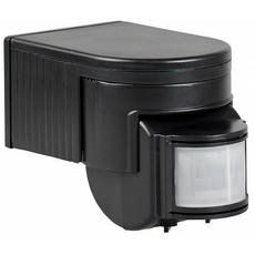 Датчик движения инфракрасный ДД 012 черный,1100W, угол обзора 180 градусов, дальность 12м IP44 IEK