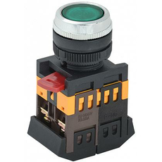 Кнопка управления зеленая с подсветкой ABLFS-22 (З) BBT30-ABLFS-K06 IEK