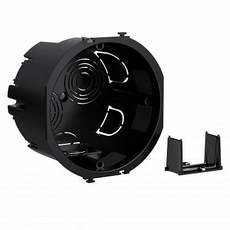 Коробка подрозеточная Avanti 2 модуля для сплошных стен под черный 59301 DKC