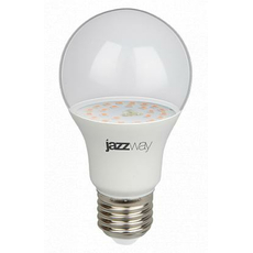 Лампа светодиодная для подсветки растений 9Вт PPG A60 Agro CLEAR E27 IP20 .5008946 Jazzway