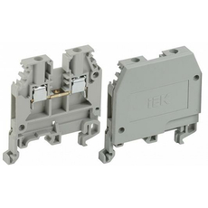 Клемма зажимная 2,5 мм.кв* (JXB-24А) (ЗНИ-2,5 мм2) СЕРЫЙ (YZN10-002-K03) IEK