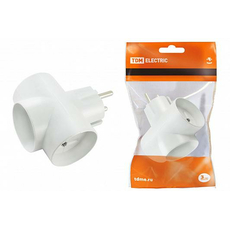 Тройник 3х2П 16А 250B белый SQ1806-0041 TDM