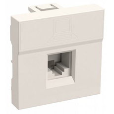 Розетка информационная RJ45 2 модуль РКИ-20-00-П ПРАЙМЕР (10шт) (CKK-40D-RI2-K01) IEK