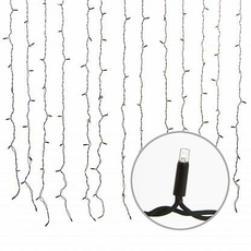 Гирлянда светодиодная Занавес 3х2м 240 Led Синий свет с эффектом мерцания, соединяемая, черный провод ULD-C2030-240/TBK BLUE IP67 UL-00003936 Uniel