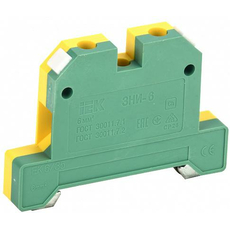 Клемма зажимная 4-6 мм.кв* (JXB-50-земля) (ЗНИ-6 PEN -6мм2) (YZN20-006-K52) IEK