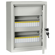 Щит ЩРн-24з-0 У2 IP54 с замком 410х330х120 (ВхШхГ) MKM11-N-24-54-Z IEK