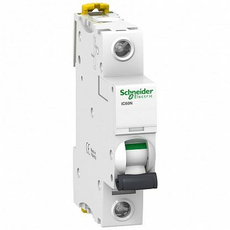 Автоматический выключатель модульный Schneider Electric iC60N 1п 10А C 6кA AC (перемен.) (A9F79110)