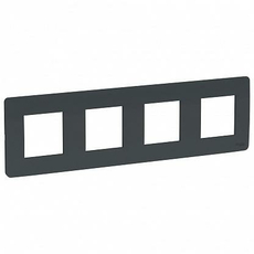 Рамка 4 поста Unica Studio антрацит NU200854 Schneider Electric