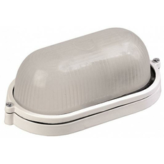 Светильник потолочный промышленный 1401 НПП малый овал белый 1*60Вт Е27 IP54 IEK