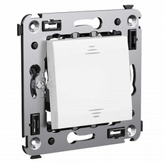 Переключатель одноклавишный Avanti скрытой установки (проходной) (сх.6) Белое облако 4400113 DKC