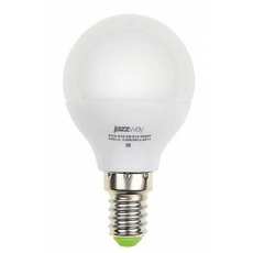 Лампа светодиодная 5Вт Е14 G45 4000К 400Лм матовая 220В Шар холодный ECO PLED .1036926A Jazzway
