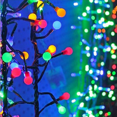 Гирлянда (электрогирлянда) светодиодная Шарики жемчужные LDBL048M-10-C внутр 48 Led , мульти .4610003324957 SHLIGHTS