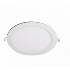 Светильник светодиодный ДВО 18 Вт PPL-R 6500K IP40 WH d220мм встр/круг Jazzway 5009721A