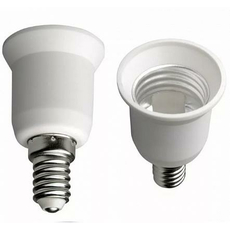 Переходник с цоколя Е14 на Е27 Белый, 24633 6 REV