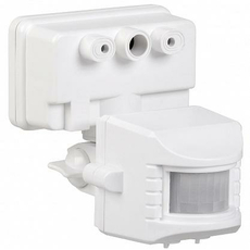 Датчик движения ДД 019 белый,1100Вт,угол обзора 120градусов, дальность 12м IP44 IEK