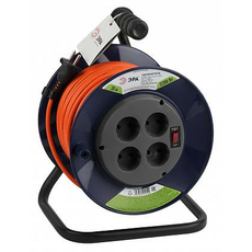 Удлинитель силовой RPx-4s-2x1.0-30m на п. катушке б/з 4 гн 30м ПВС 2х1 (2/36) Б0046843 ЭРА