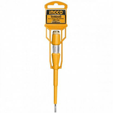 Отвертка индикаторная шлицевая SL-3 140мм INGCO HSDT1408