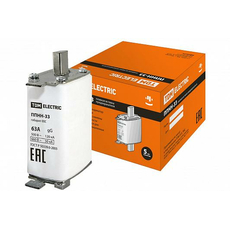 Плавкая вставка предохранителя ППНН-33, габарит 00C, 63А SQ0713-0063 TDM