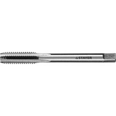 Метчик одинарный, для сквозных отверстий, сталь 9ХС, М8х1,25 STAYER "MASTER" 28020-08-1.25