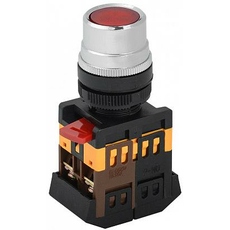 Кнопка управления красная с подсветкой ABLF-22 (К) BBT10-ABLF-K04 IEK