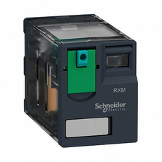 Реле миниатюрное 10А 2 перекидных конт. 12В RXM2AB1JD Schneider electric
