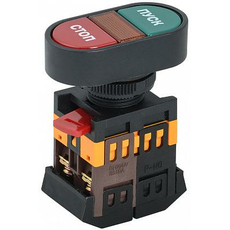 Кнопка управления "Пуск-Стоп" APBB-22 N с лампой 240В BBD11-APBB-K51 IEK