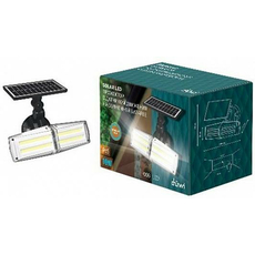 Прожектор светодиодный аккумуляторный 10 Вт 2xCOB, 700Лм,3000мАч,IP65 на солнечной батарее с датчиком света и движения 29142 8 Duwi