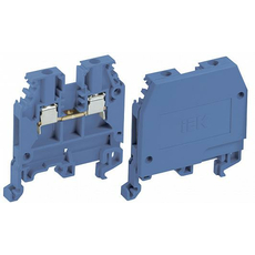 Клемма зажимная 2,5 мм.кв* (JXB-24А) (ЗНИ-2,5 мм2) СИНИЙ (YZN10-002-K07) IEK