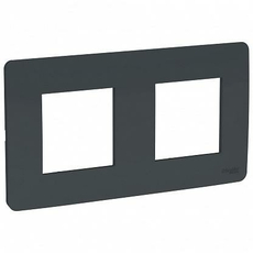 Рамка 2 поста Unica Studio антрацит NU200454 Schneider Electric