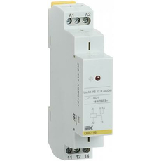 Промежуточное реле OIR 1 конт (16А). 12 В AC/DC IEK OIR-116-ACDC12V IEK