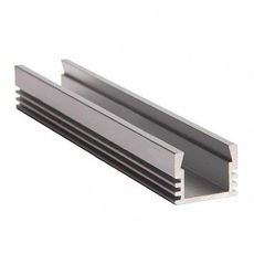 Профиль PAL 1612 накладной (2м) анодированный без рассеивателя для светодиодной ленты .1009647 Jazzway