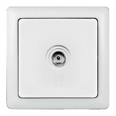 Розетка телевизионная оконечная скрытой установки ПИТ-1С3-б/RAT-1S3-B Wessen ХИТ Schneider Electric