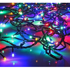 Гирлянда светодиодная Нить 20 м 200 Led Разноцветная 8 режимов IP20 ILD200C-GM 4690601041142 SHLIGHTS